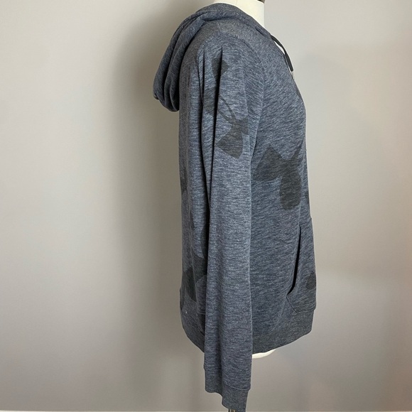 Under Armour Hoodie Sweatshirt Heather Grey Women's Large - Picture 2 of 6